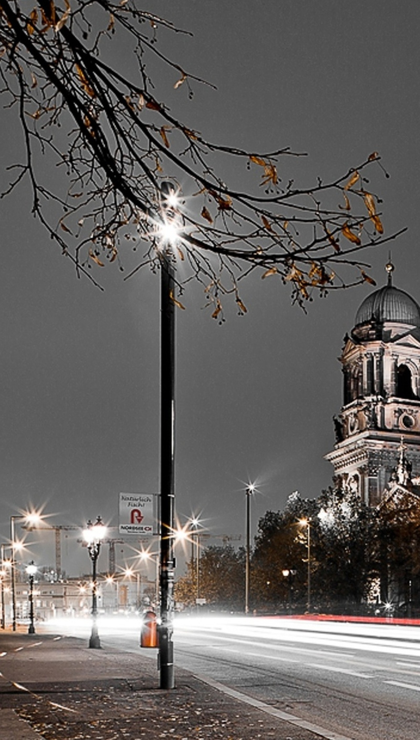 berlin, city, lamps wallpaper