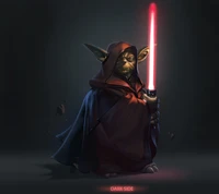 Dark Side Yoda: A Jedi Master Embracing the Shadows