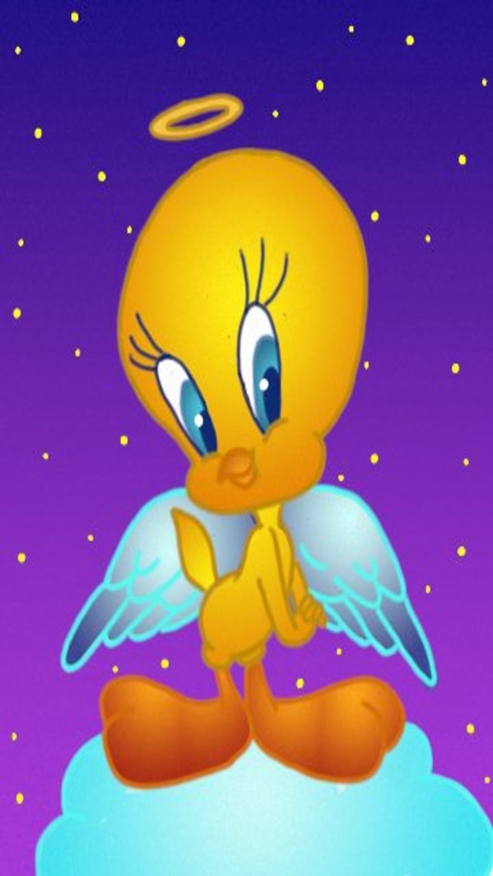 Téléchargez le fond d'écran ange, des dessins animés, tweety