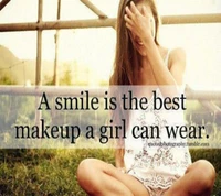 best, girl, makeup, quotes, smile