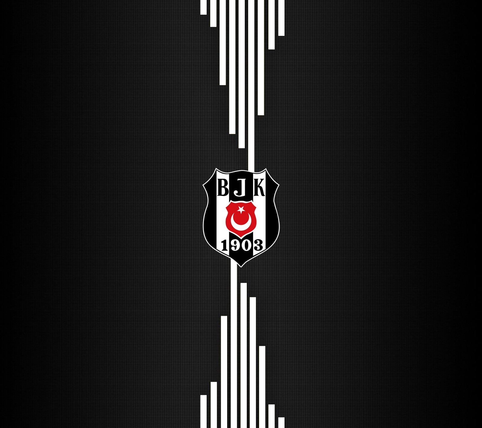 Eine nahaufnahme eines fußballteam-logos auf schwarzem hintergrund (besiktas, bjk, schwarz, dame, adler)