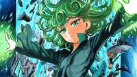 татсумакі, tatsumaki, one punch man, аниме, anime