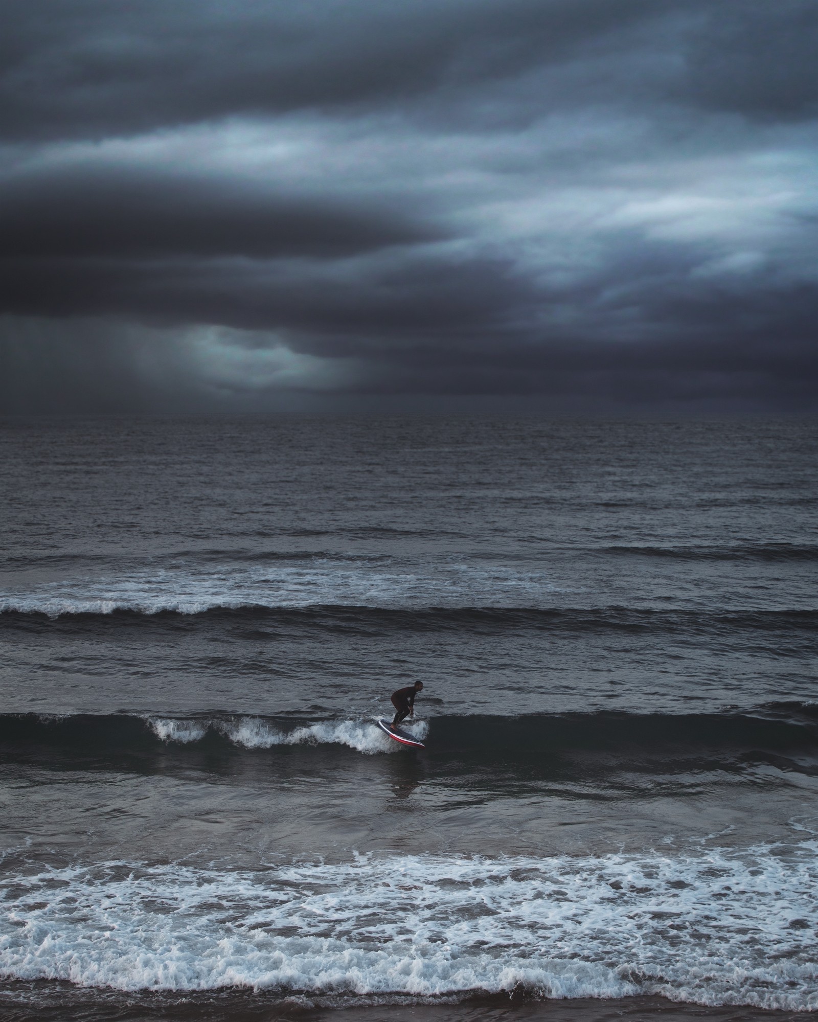 Téléchargez le fond d'écran surfing, vague, océan, mer, vague de vent