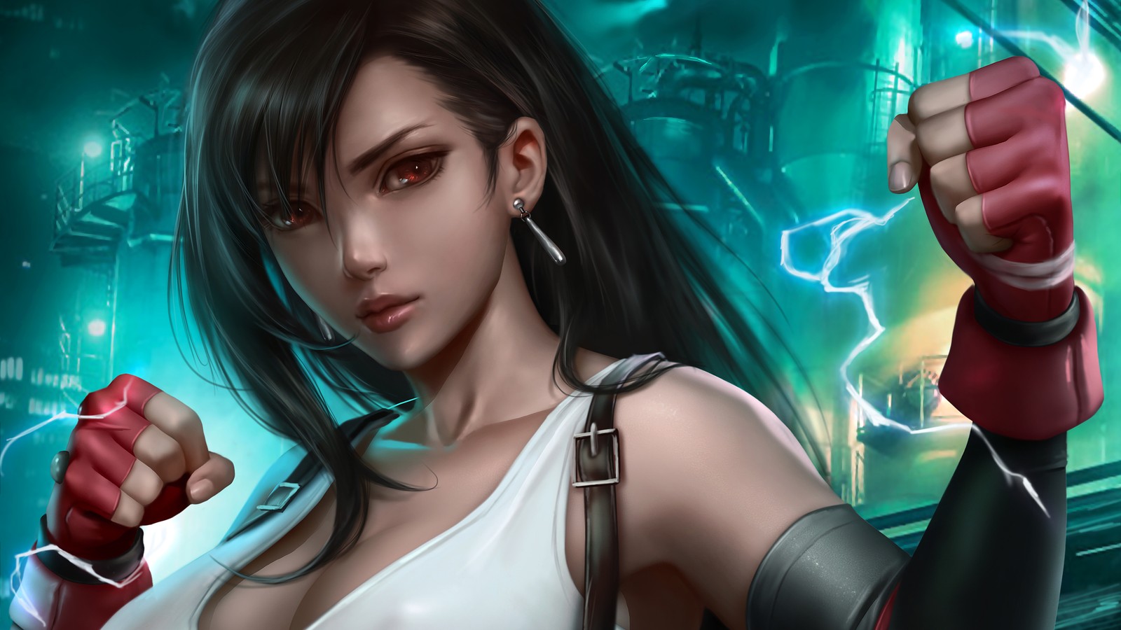 Baixar papel de parede tifa lockhart, final fantasy vii remake, final fantasy 7 remake, ff vii remake, ff7 remake