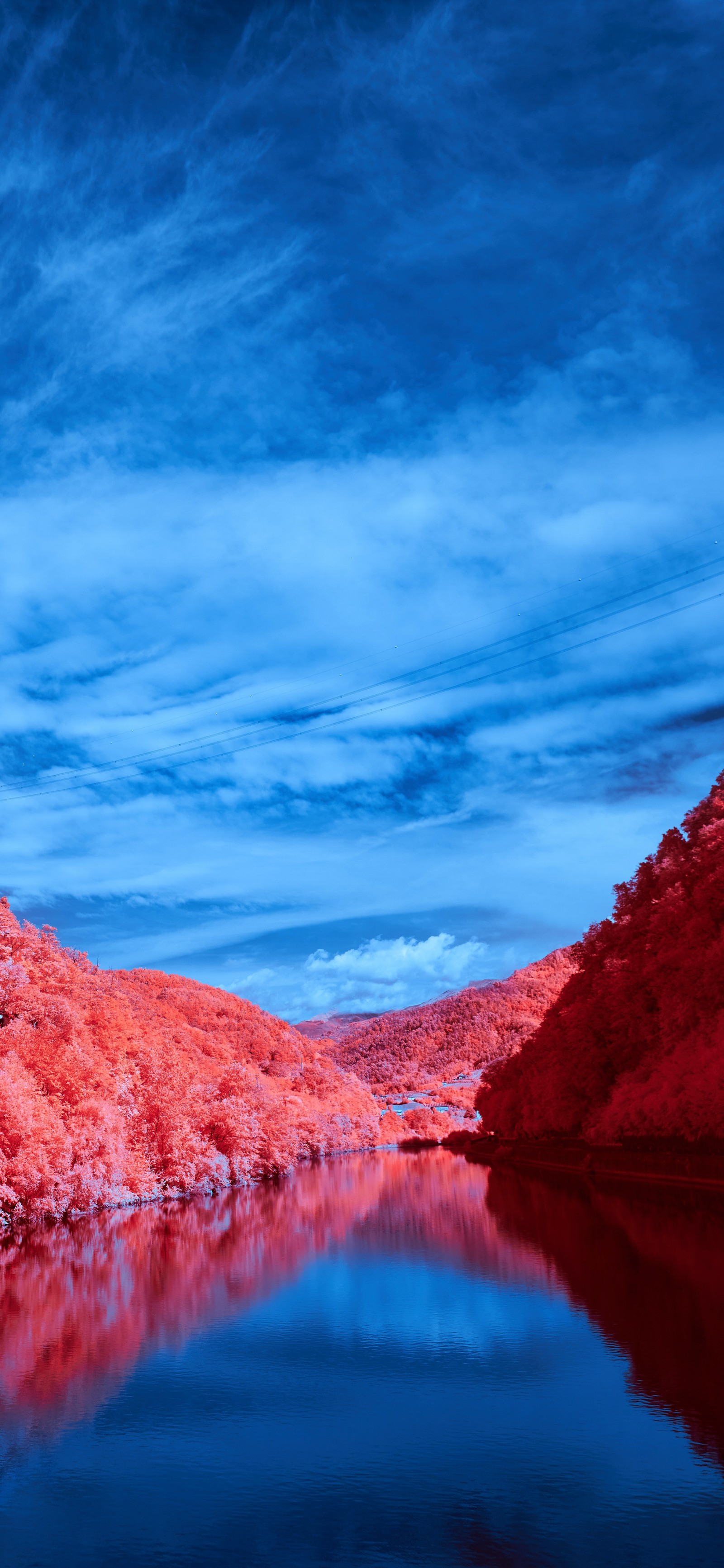 Baixar papel de parede água, nuvem, azul, azul celeste, paisagem natural