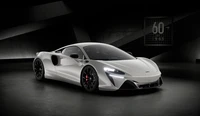 mclaren artura, anniversary edition, 5k, dark background, blackdark wallpaper