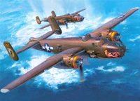 North American B-25 Mitchell : Avion militaire à hélice emblématique en vol