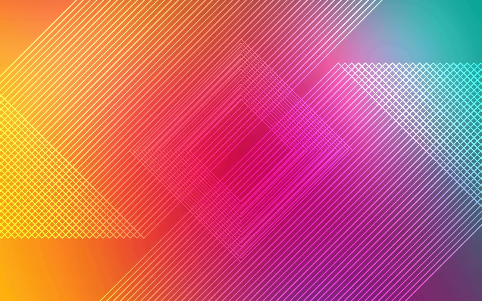 Un fondo colorido con líneas diagonales y un patrón diagonal (naranja, rojo, púrpura, amarillo, rosa)