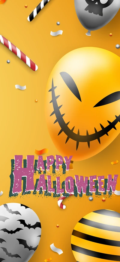 halloween, orange, poster, design, vector graphics