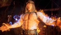 fire god, liu kang, mortal kombat 11, video game wallpaper