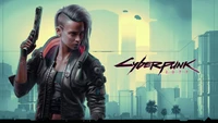 cyberpunk 2077, female v, 2020 games, xbox series x, playstation 4 wallpaper