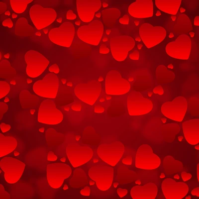 Motif de cœur rouge pour la Saint-Valentin