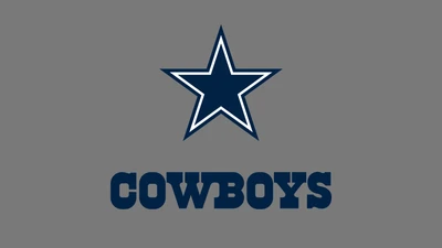 Logo des Dallas Cowboys sur fond gris