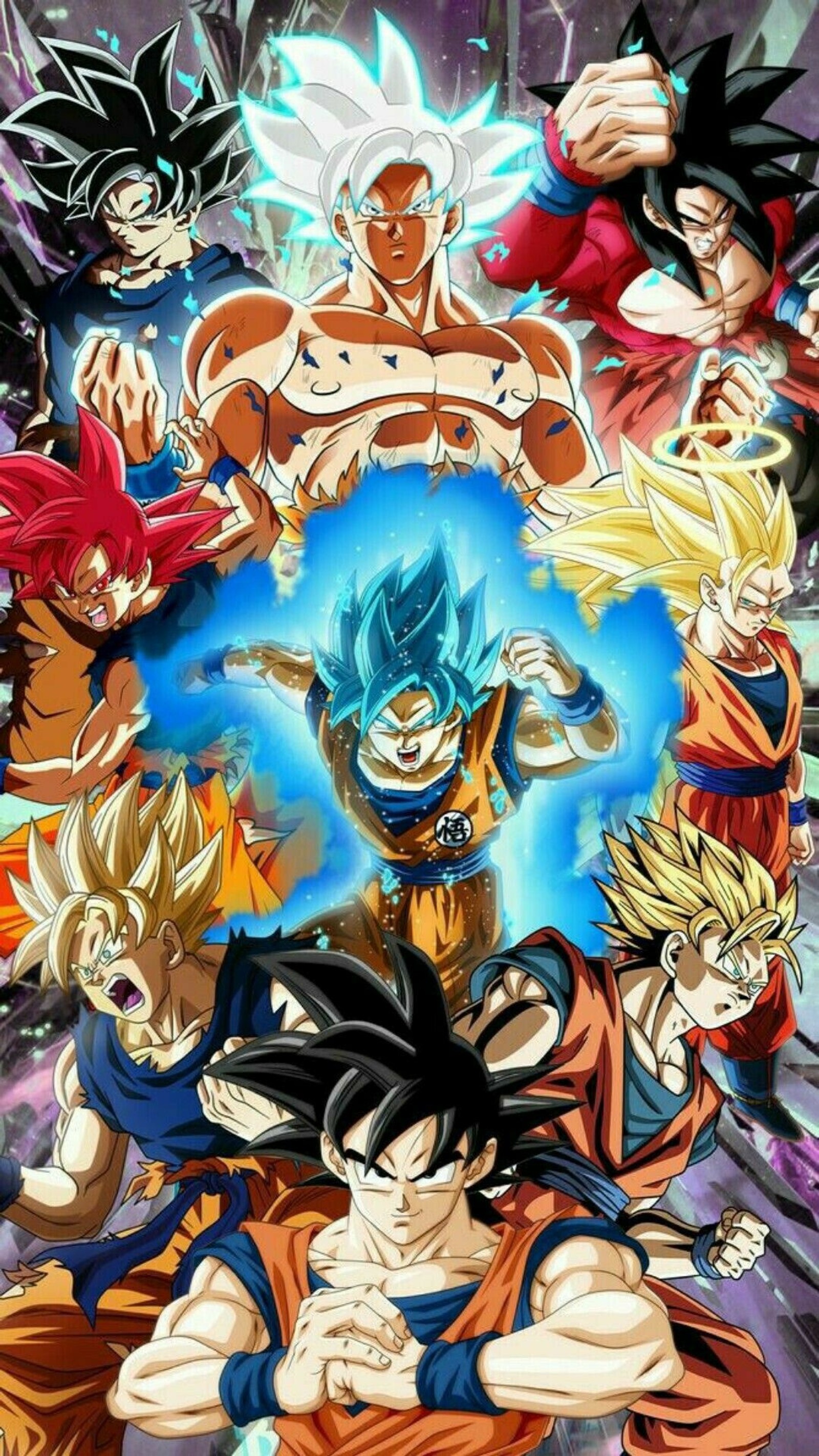 Descargar fondo de pantalla dragón, pelota, goku