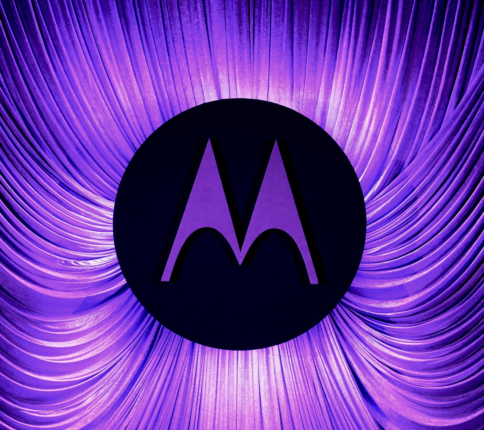 Lade stoff, vorhang, logo, moto, motorola Hintergrund herunter