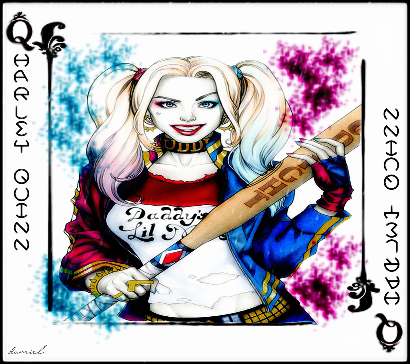 Baixar papel de parede 2016, harley quinn, coringa, joker, filme