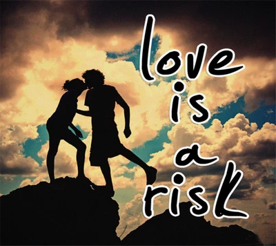 paar, liebe, love is a risk, risky love