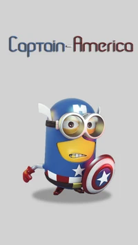 Minion Superheld: Captain America Tribute