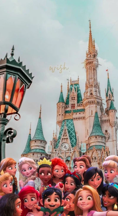 castle, disney princess, paris