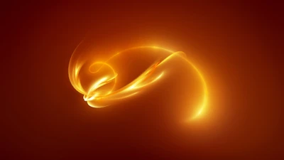 Amber Flames: A Dance of Light and Color