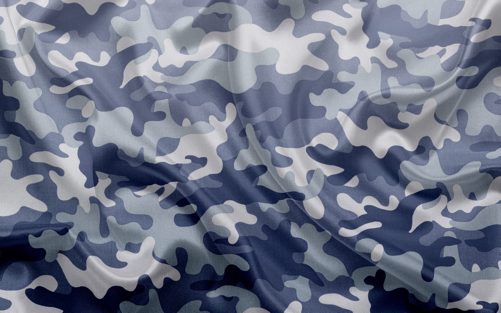 A close up of a blue and white camouflage fabric (military camouflage, camouflage, silk, textile, grey)