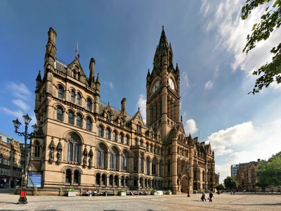 Rathaus Manchester: Ein gotisches architektonisches Wahrzeichen im Herzen der Stadt