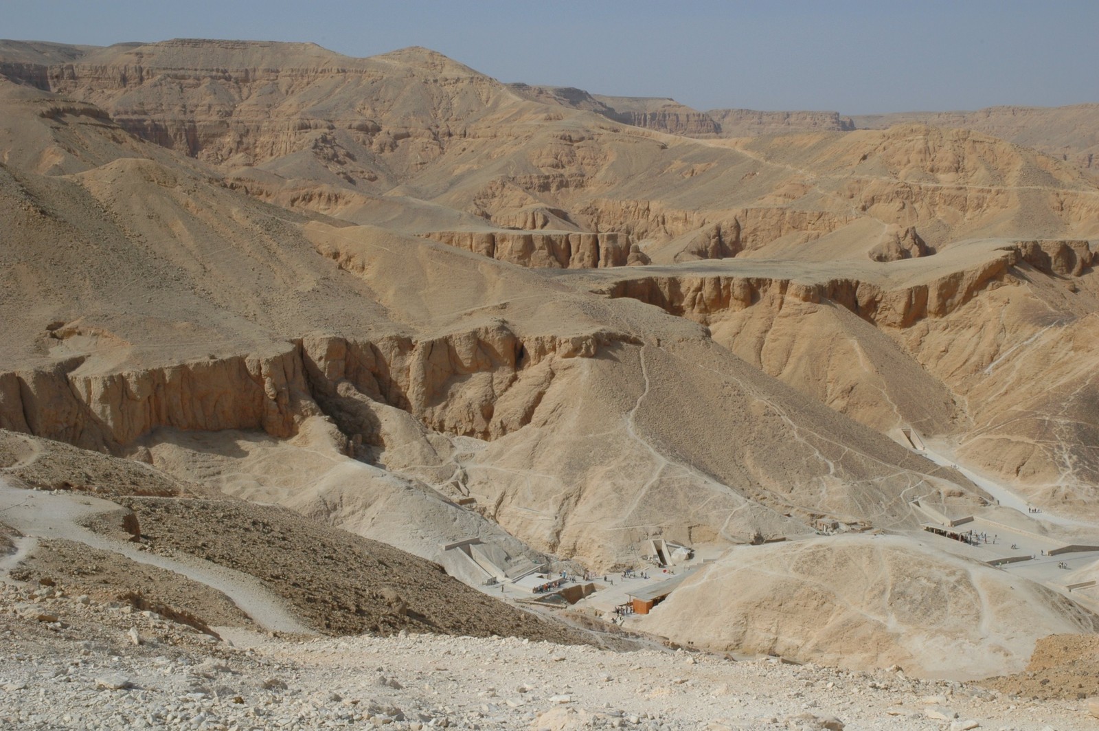 Lade badlands, wadi, formation, geologie, hochebene Hintergrund herunter