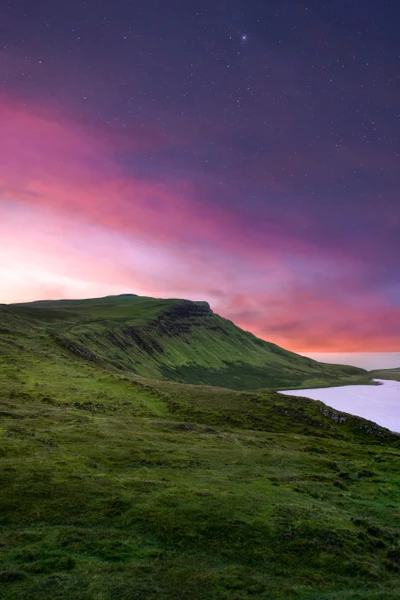 Twilight Serenity over Isle of Skye: A Vibrant Dusk Unfolds