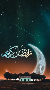 fantasy, hd, light, ramazan, sky wallpaper