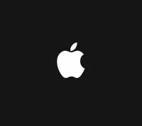 Apple Logo on a Dark Background