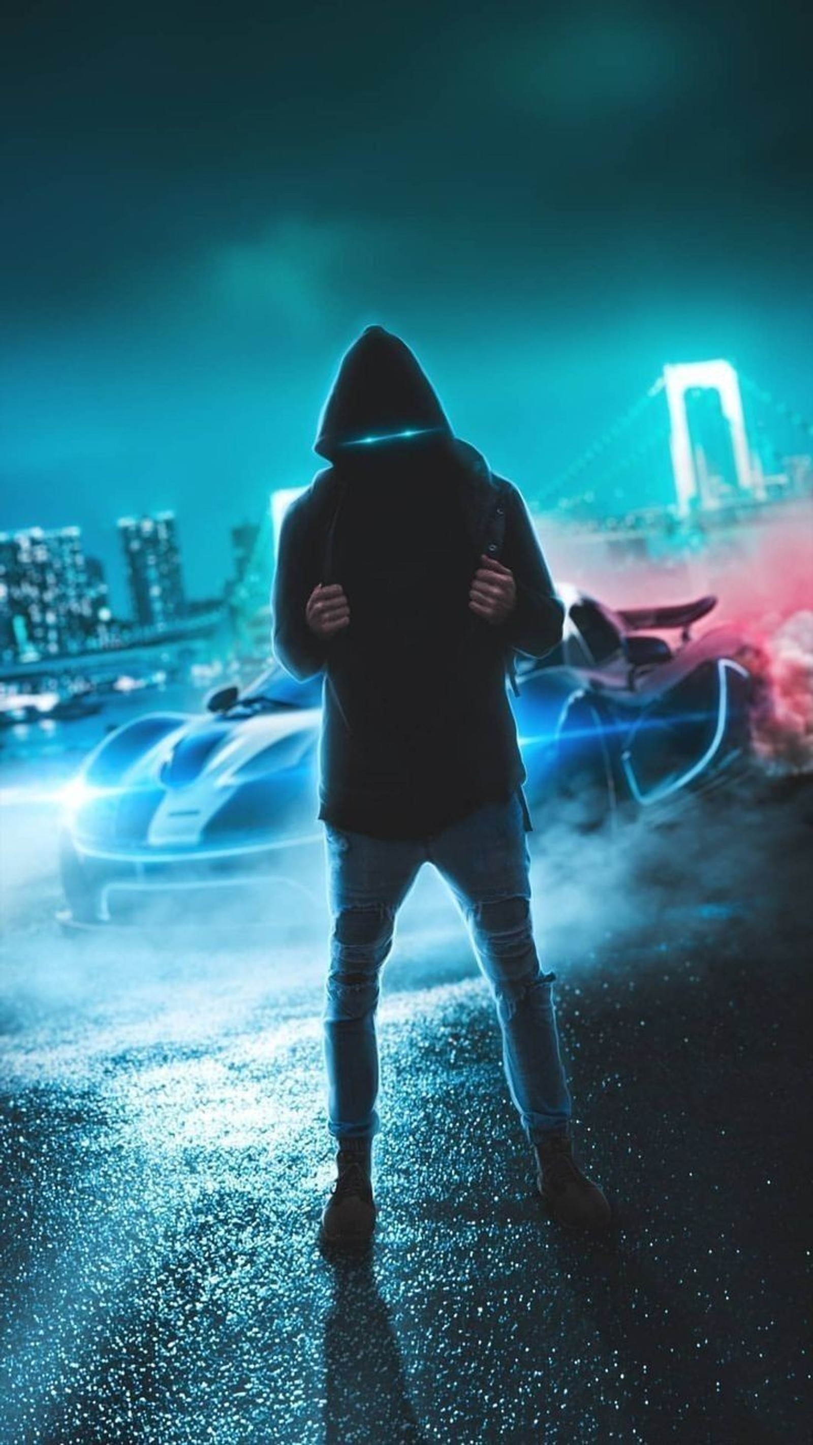 Скачать обои машины, крутой, парень, guy in hoodie, mclaren