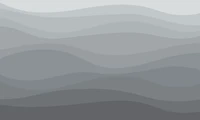 Serene Gradient Waves in Shades of Grey and Azure