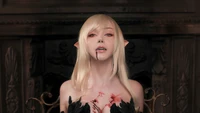 Vampir Kuss Cosplay: Sayathefox als Monogatari Charakter