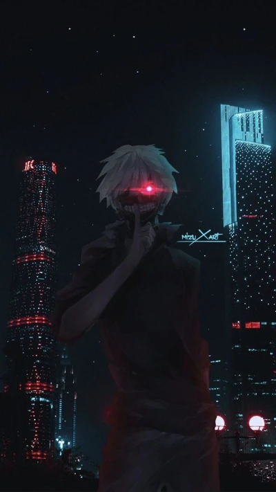 tokyo ghoul, anime, drawing, sleeve, ken kaneki