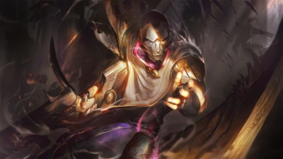 Jhin: O Virtuoso da Morte em League of Legends Arte