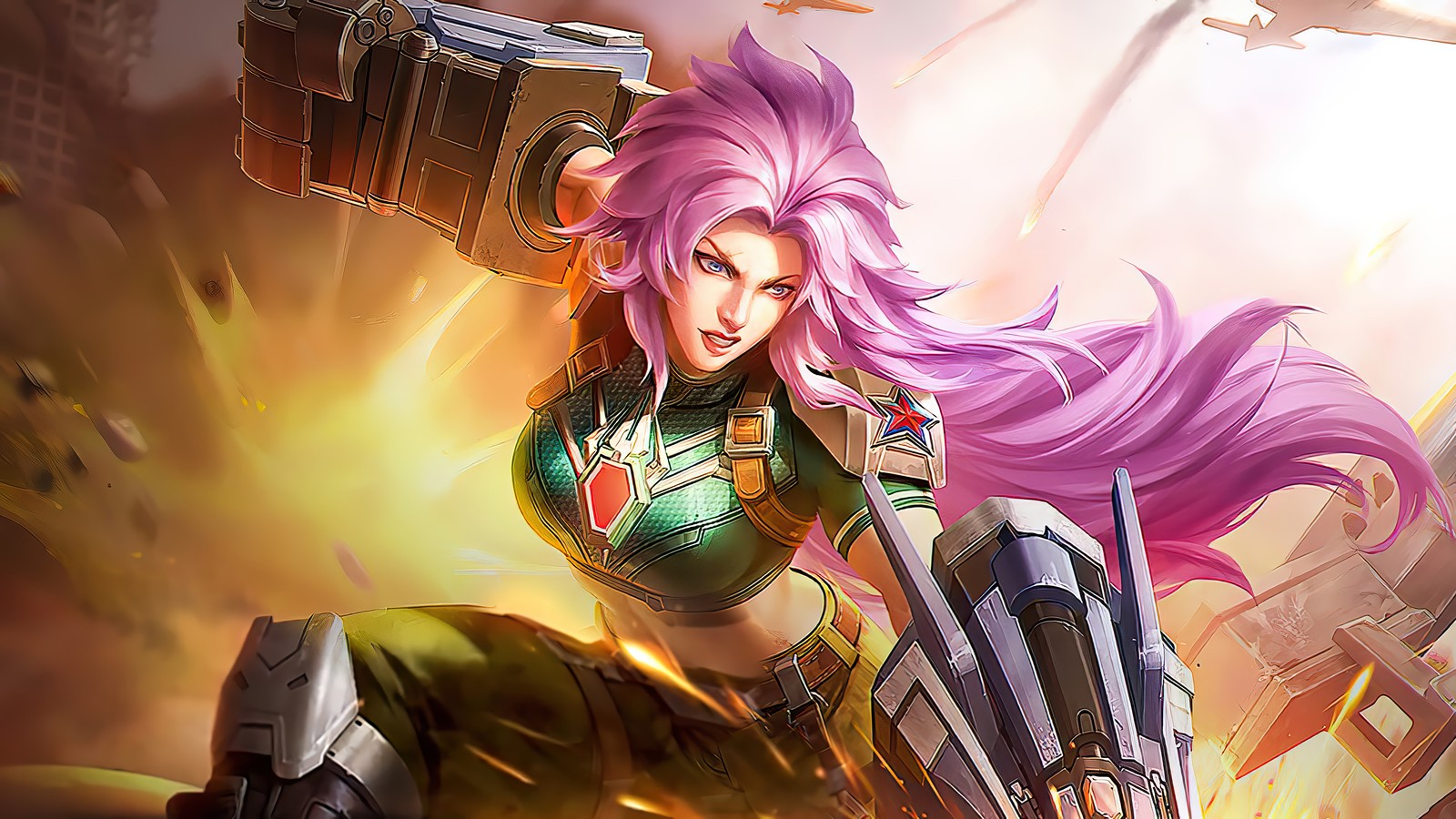 masha, combat maiden, mobile legends, bang bang, ml Download Wallpaper