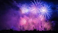 new year, holiday, fireworks wallpaper