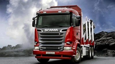 Scania R580 : Camion commercial puissant pour le transport de fret