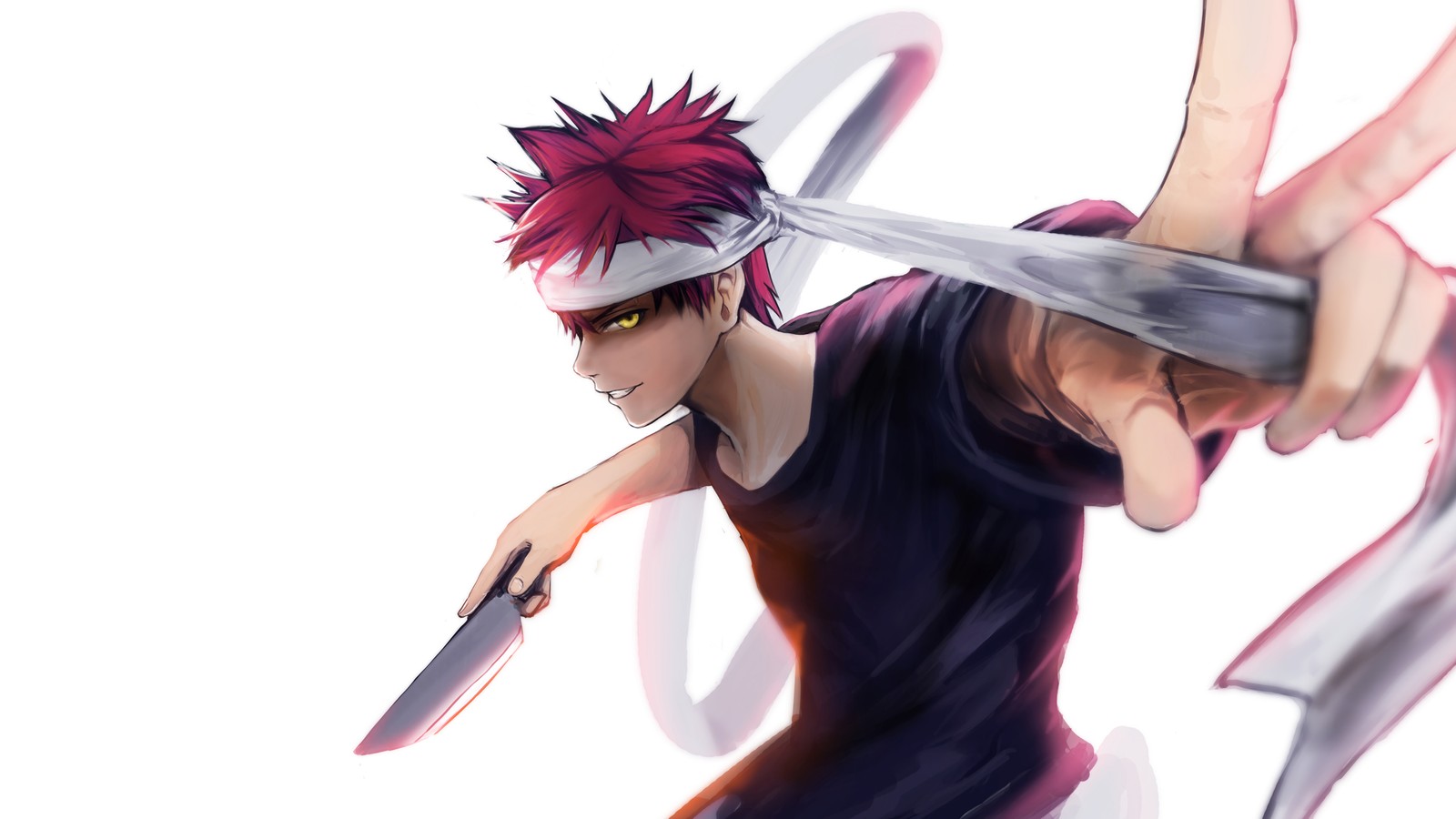 soma yukihira, food wars, shokugeki no soma, 食戟のソーマ, anime wallpaper