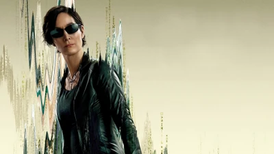 Affiche officielle de 'The Matrix Resurrections' avec Trinity