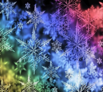 abstract, snow, snowflake