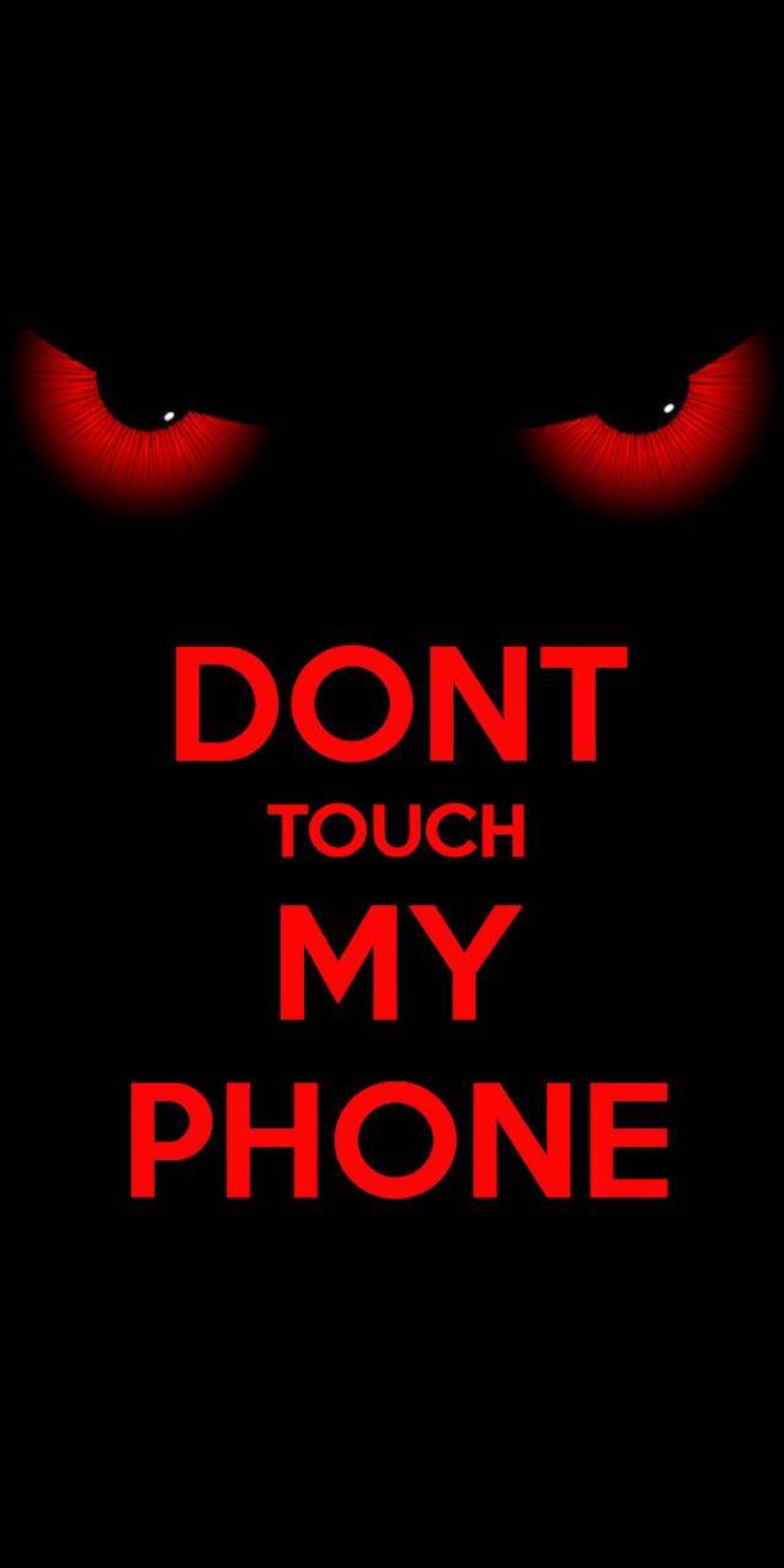 A close up of a phone with a red light on it (dont, touch, phone, lock, calm)