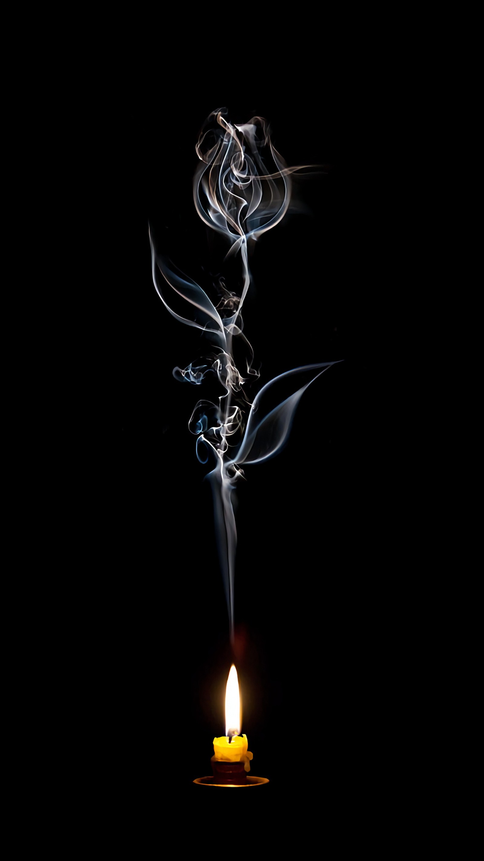 black, fire, rose, art, cool wallpaper