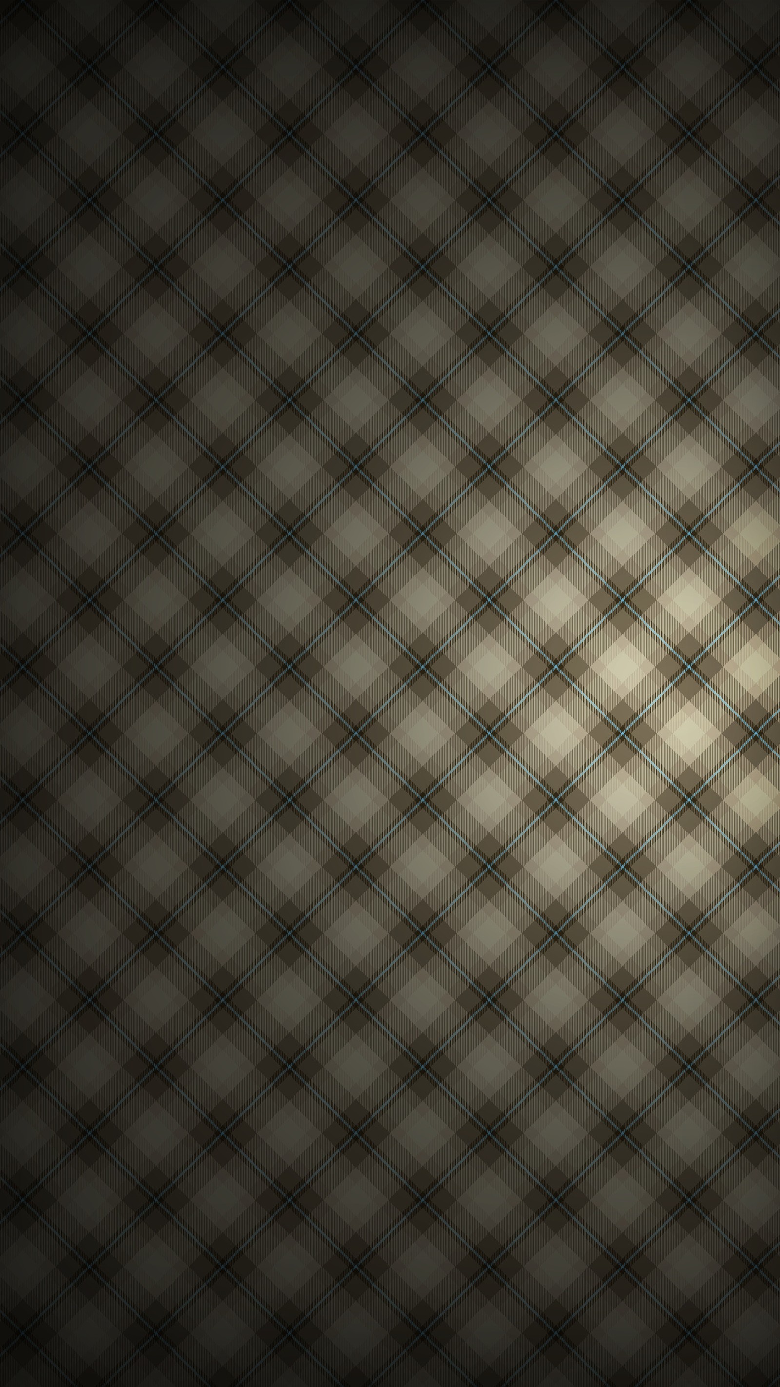 A close up of a black and white checkered wallpaper with a light (black, dark, tartan)