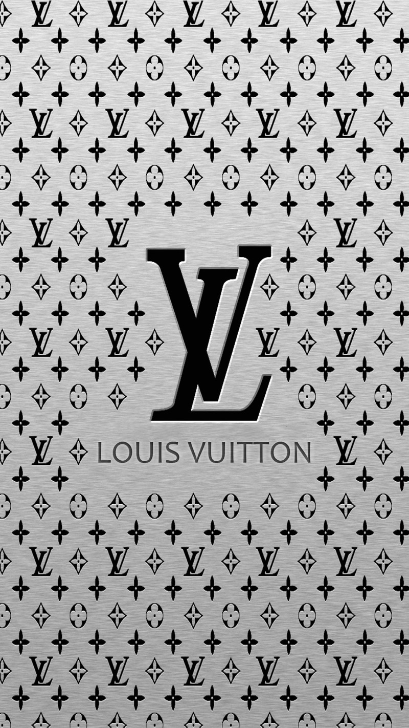 Крупный план логотипа louis vuitton на металлической поверхности (стильно, чистый, дизайнер, дорогой, логотип)