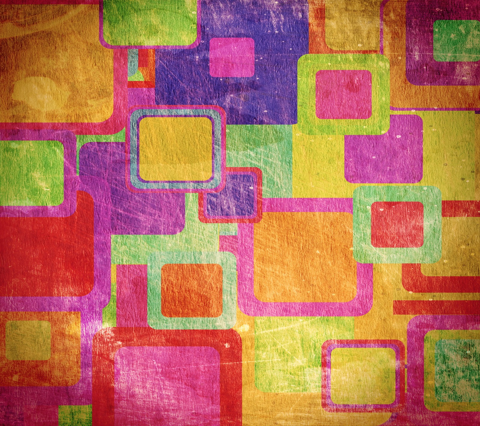 A close up of a colorful background with squares and squares (abstract, colorful, grunge, squares)