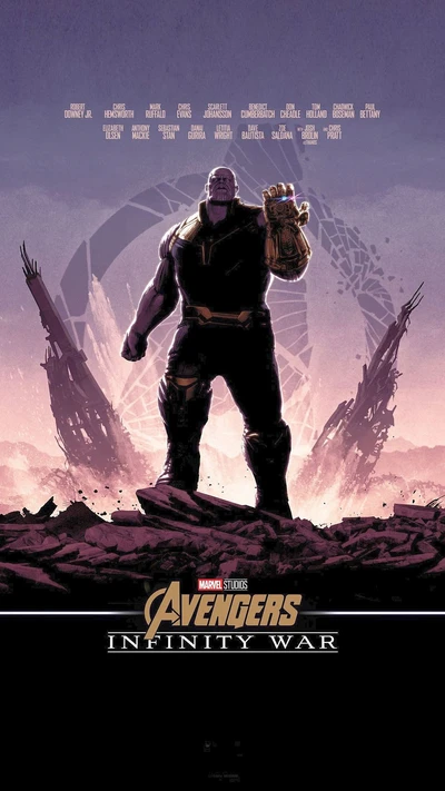 2018, avengers, infinity war, movie, poster