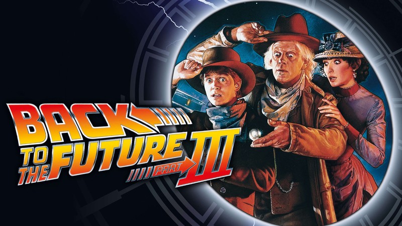 Назад в будущее ii (back to the future part iii, постер фильма, кино, обои 4k)