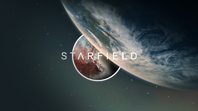 Изображение планеты с надписью starfield (звездное поле, 8k, арт игры, игры 2023, 5k)