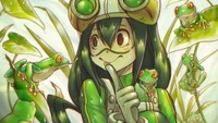 tsuyu asui, froppy, sapo, boku no hero academia, my hero academia